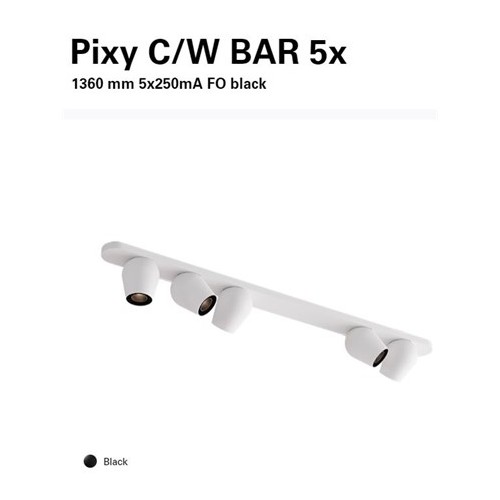[Pre-Order] แป้นสำหรับโคม, Intra Lighting#Pixy C/W Bar 5x WH
