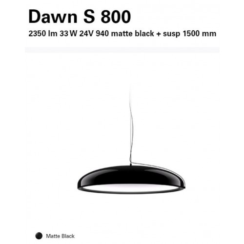 [Pre-Order] โคมแขวนพร้อมหลอด, Intra Lighting#Dawn S 800 4000K Matt Black