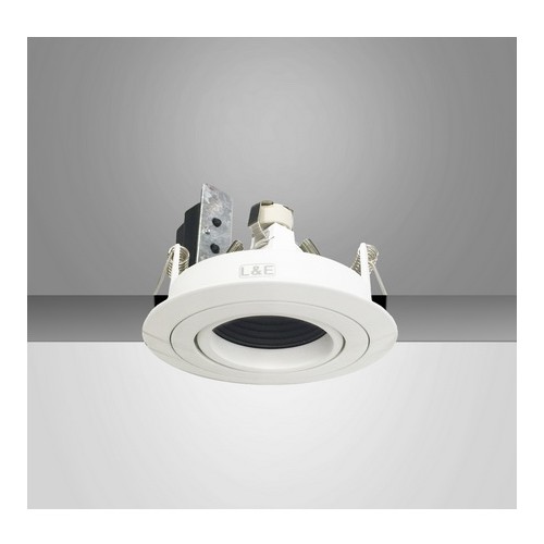 โคมฝังดาวไลท์,L&E#RAM83/WH-MR16 G5.3 (NEW) white color
