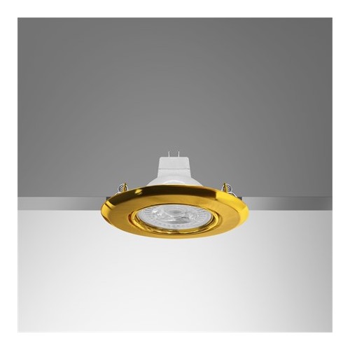 โคมฝังดาวน์ไลท์,LUMAX#RAM64/G-G5.3 Gold color