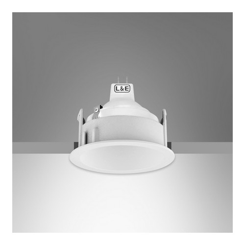 โคมฝังดาวน์ไลท์,L&E#RAM83D/WH-MR16 G5.3 (All white color)