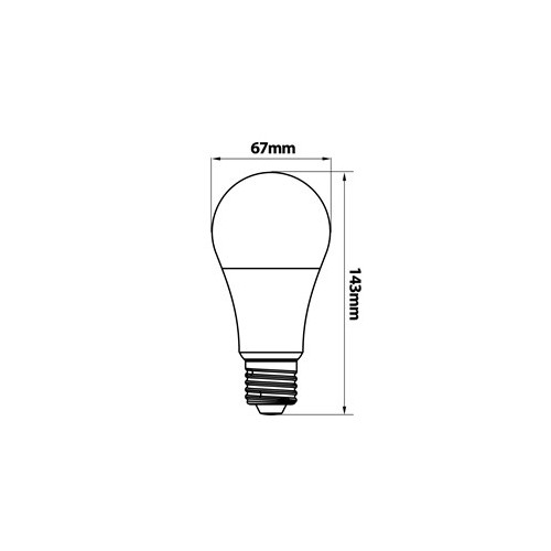 หลอด LED,LUMAX#ECOBULB-1500LM/830/15W/E27
