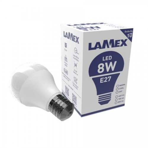 หลอด LAMEX#LED-Bulb-WARM WHITE